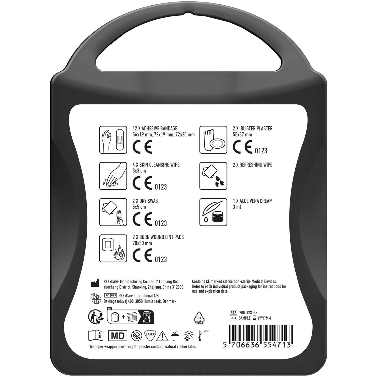 MyKit Reise Plus – Transparent schwarz