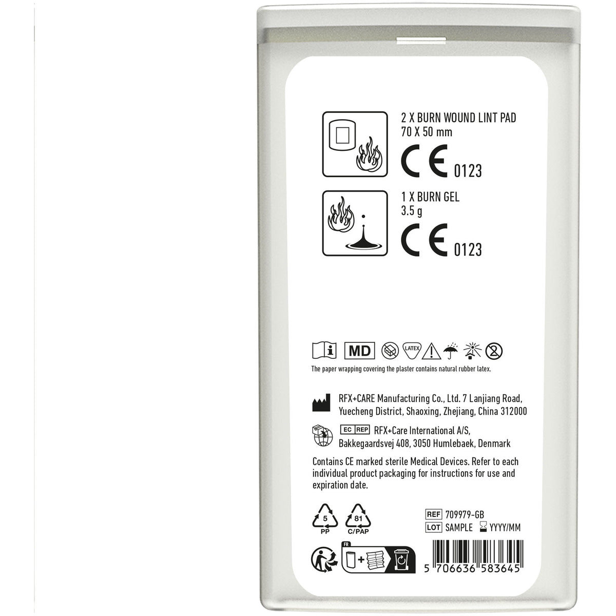 MiniKit Verbrennung – Transparent weiss