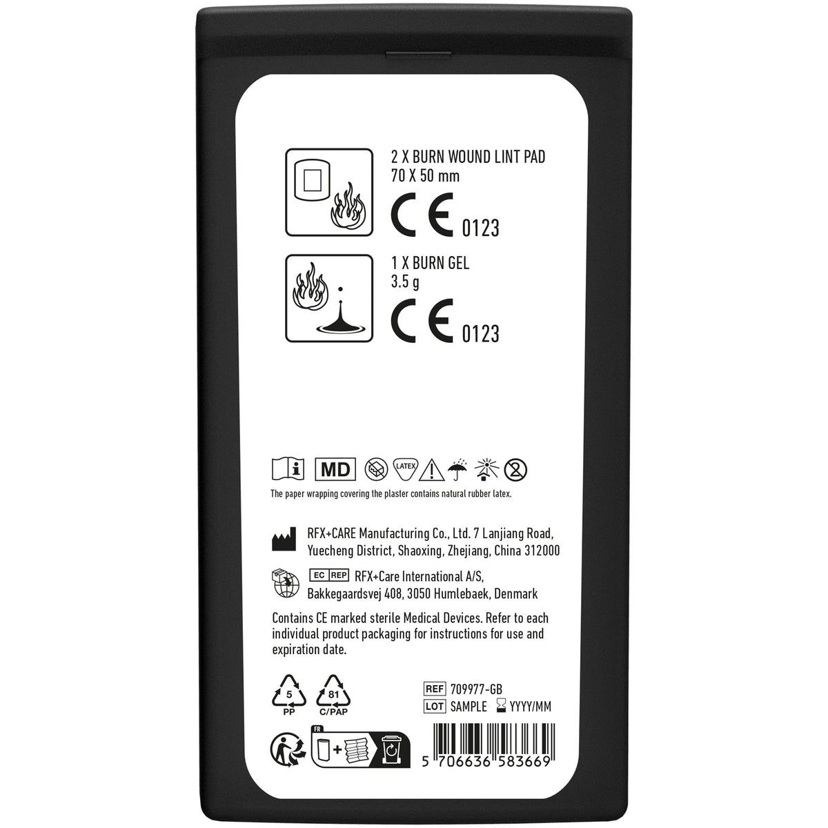 MiniKit Verbrennung – Transparent schwarz