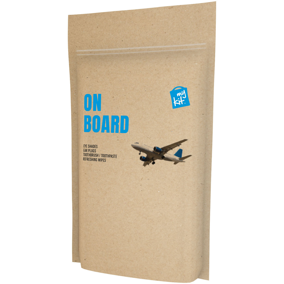 MyKit Flugzeug Reiseset in Papierhülle – Kraftpapier