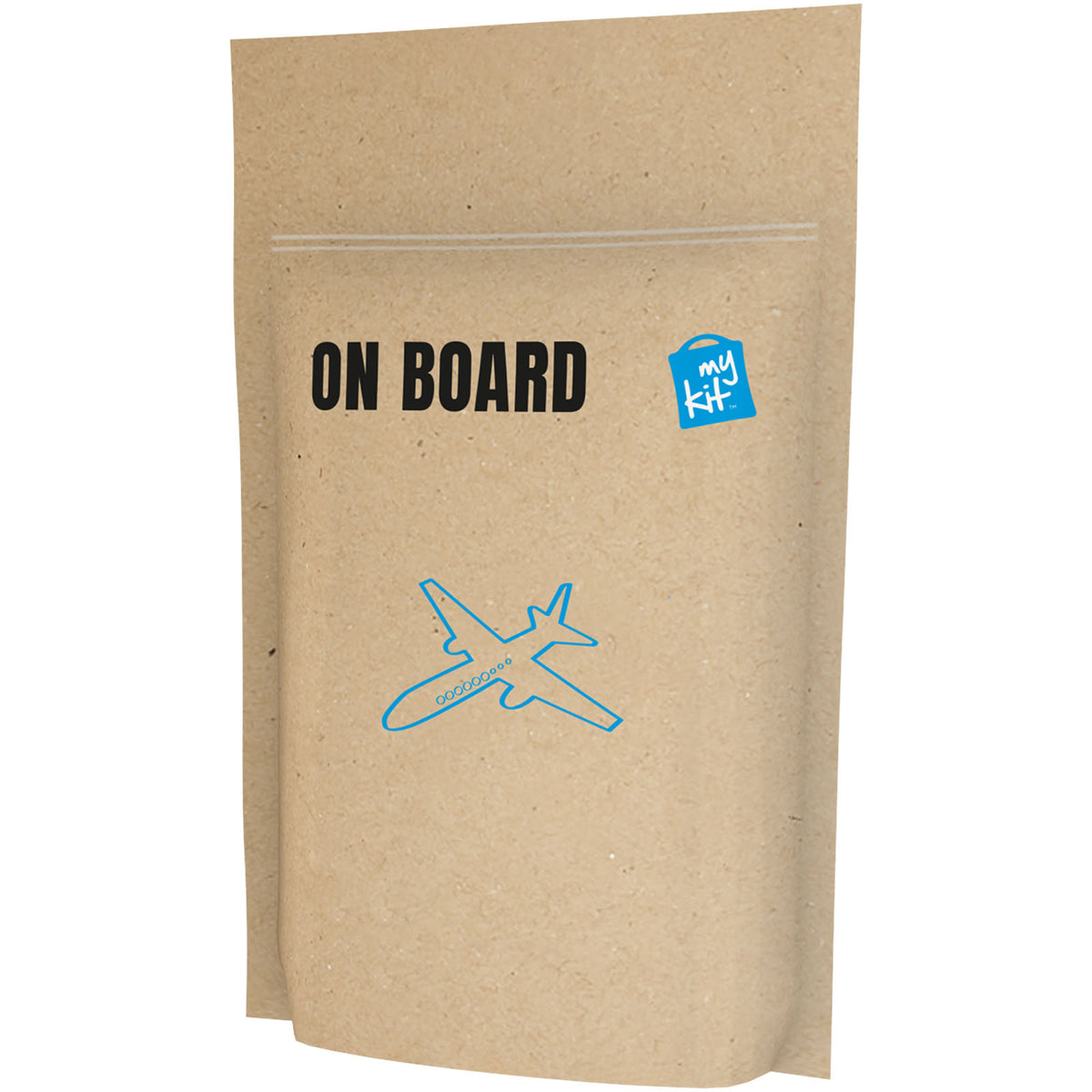 MiniKit Flugzeug in Papierhülle – Kraftpapier