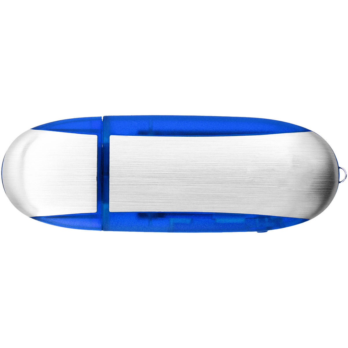 Memo USB Stick – Dunkelblau / Silber