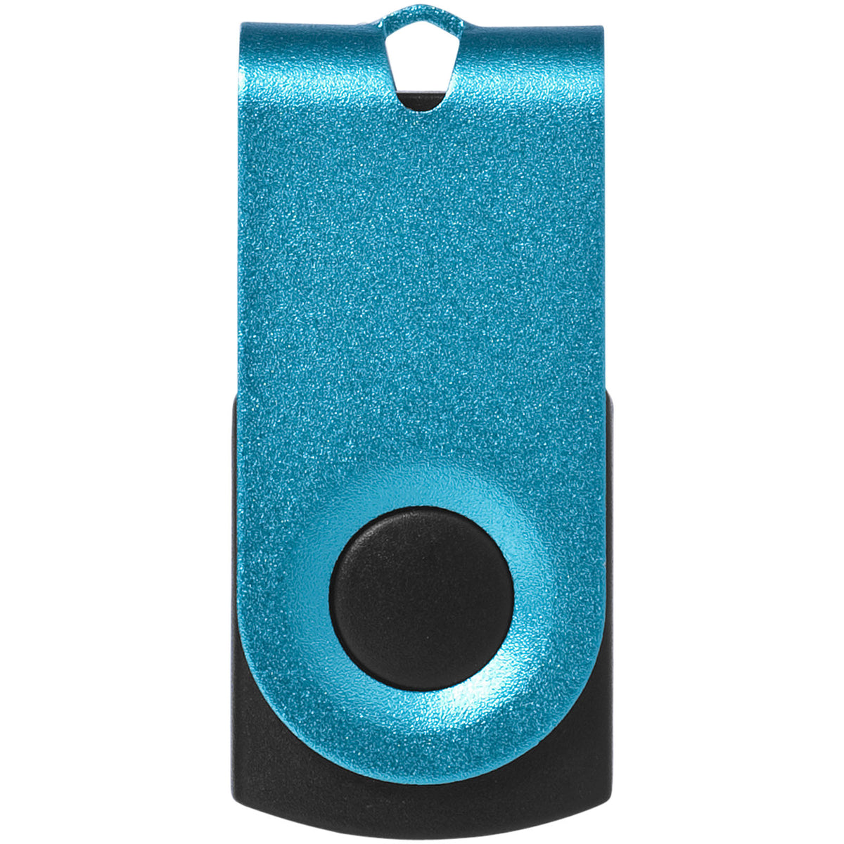 Mini USB Stick – Aquablau / Schwarz