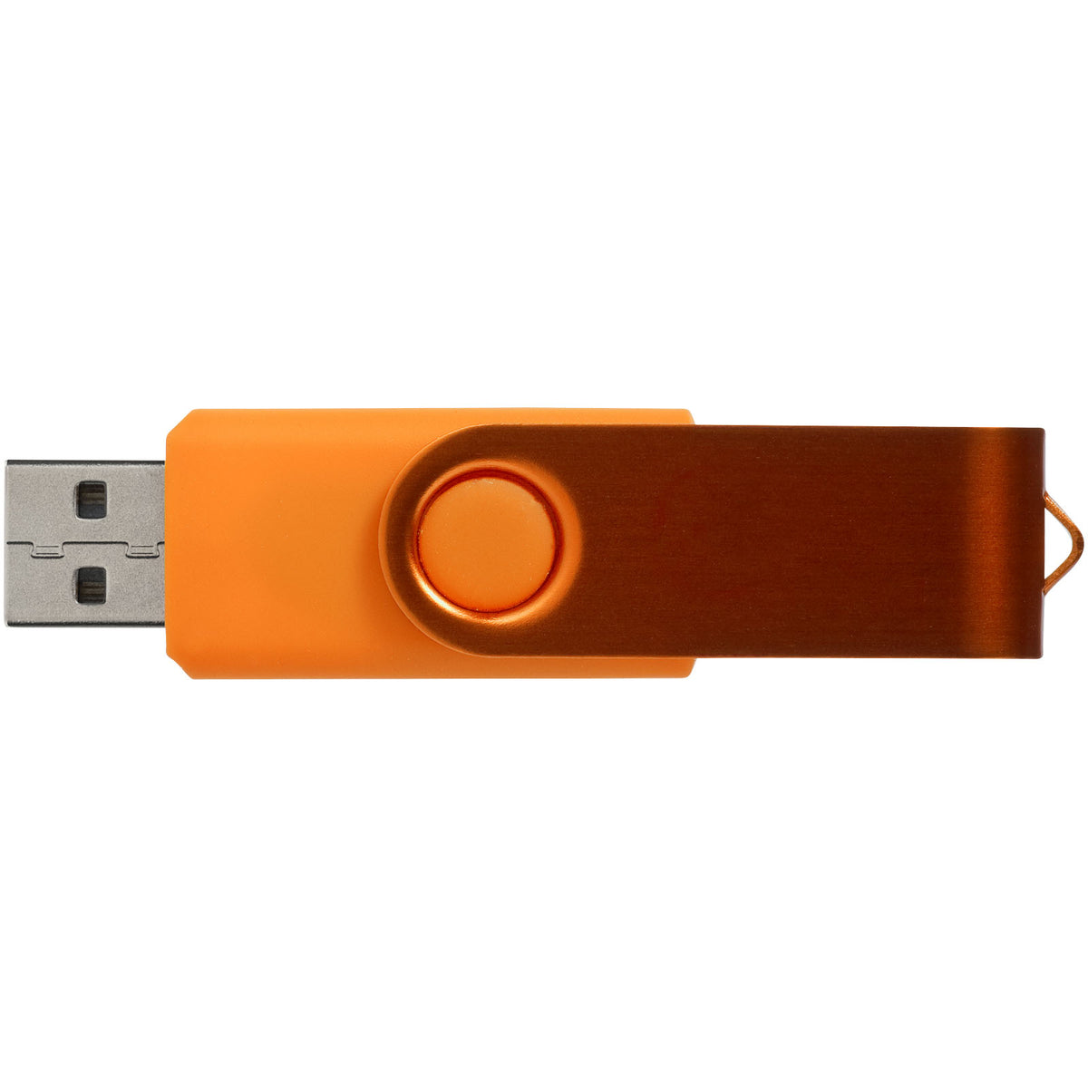 Rotate Metallic USB Stick – Orange