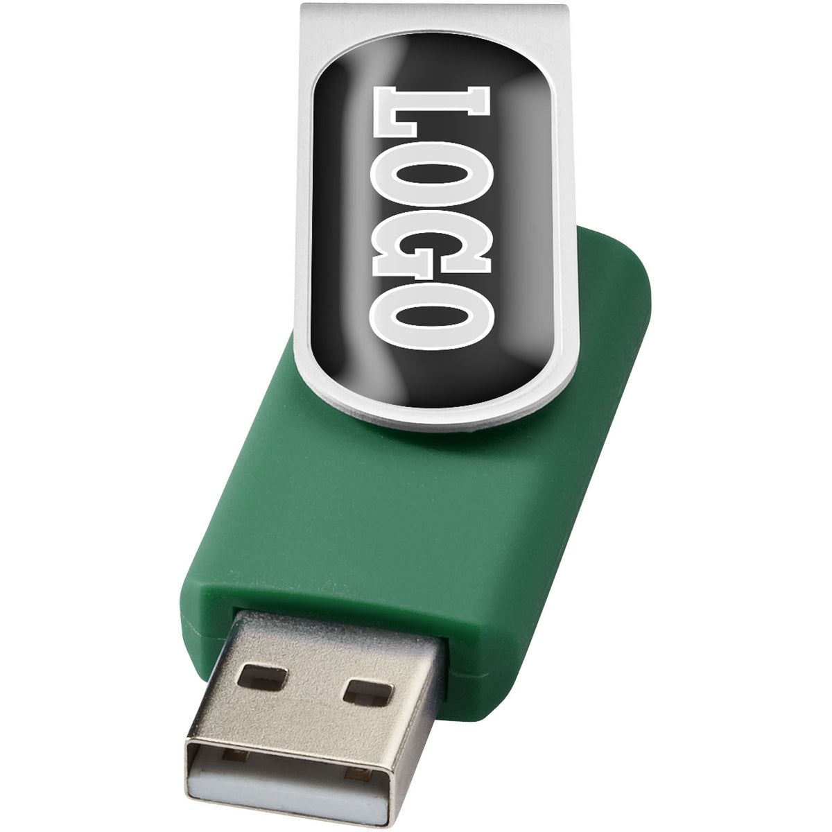 Rotate Doming USB Stick – Grün