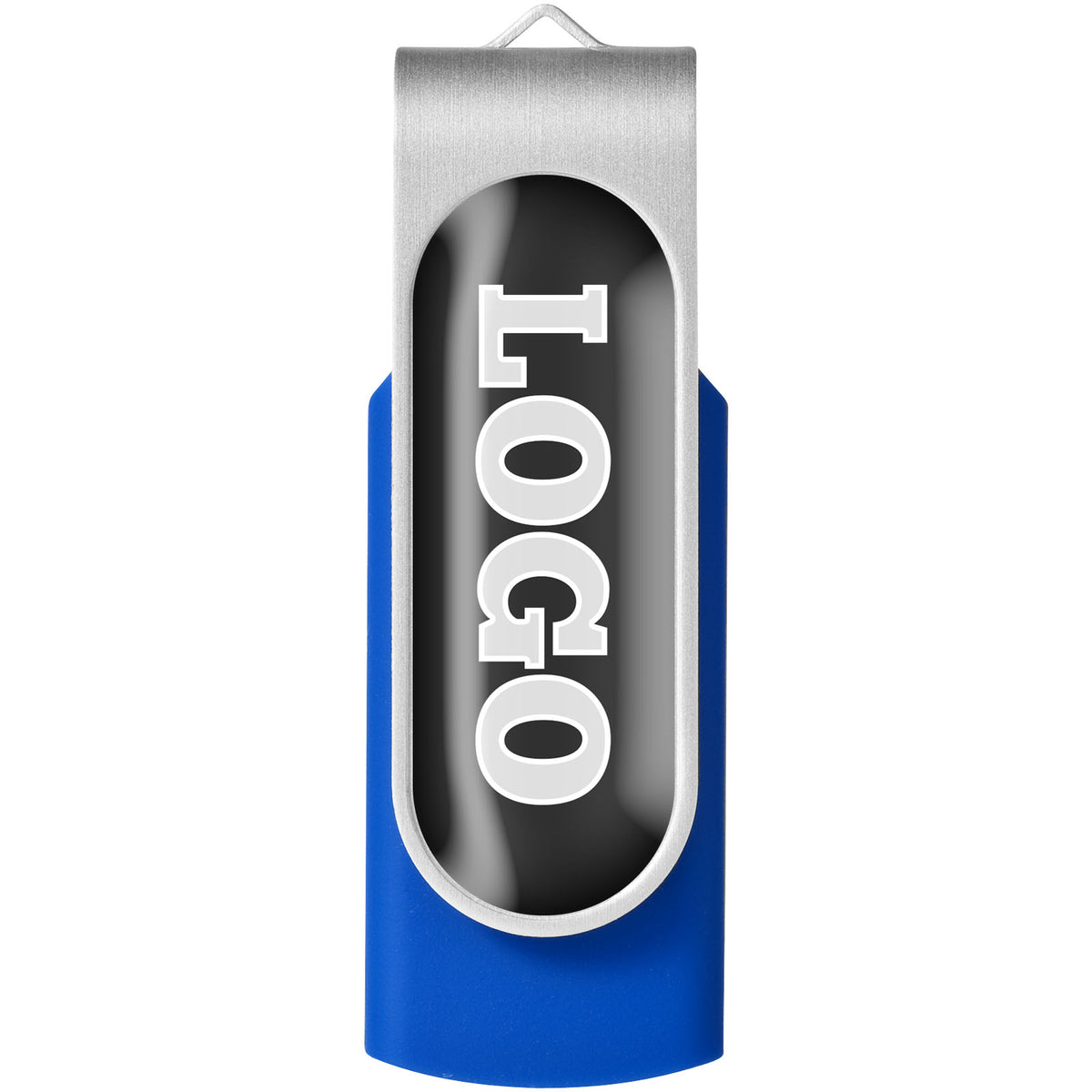 Rotate Doming USB Stick – Royalblau