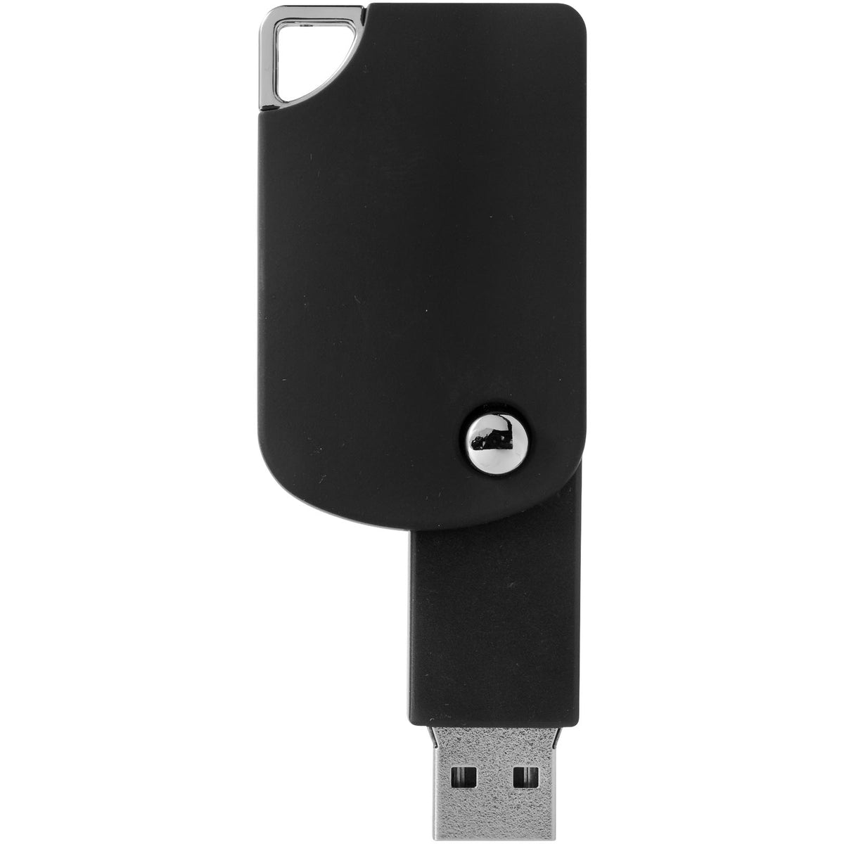 Swivel Square USB Stick – Schwarz