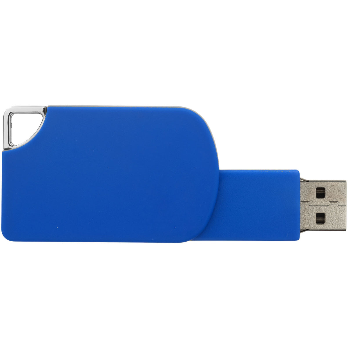 Swivel Square USB Stick – Blau