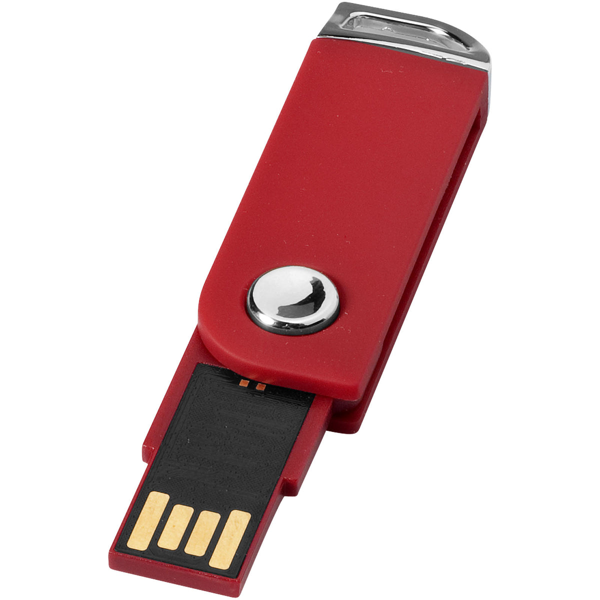 Swivel Rectangular USB Stick – Rot