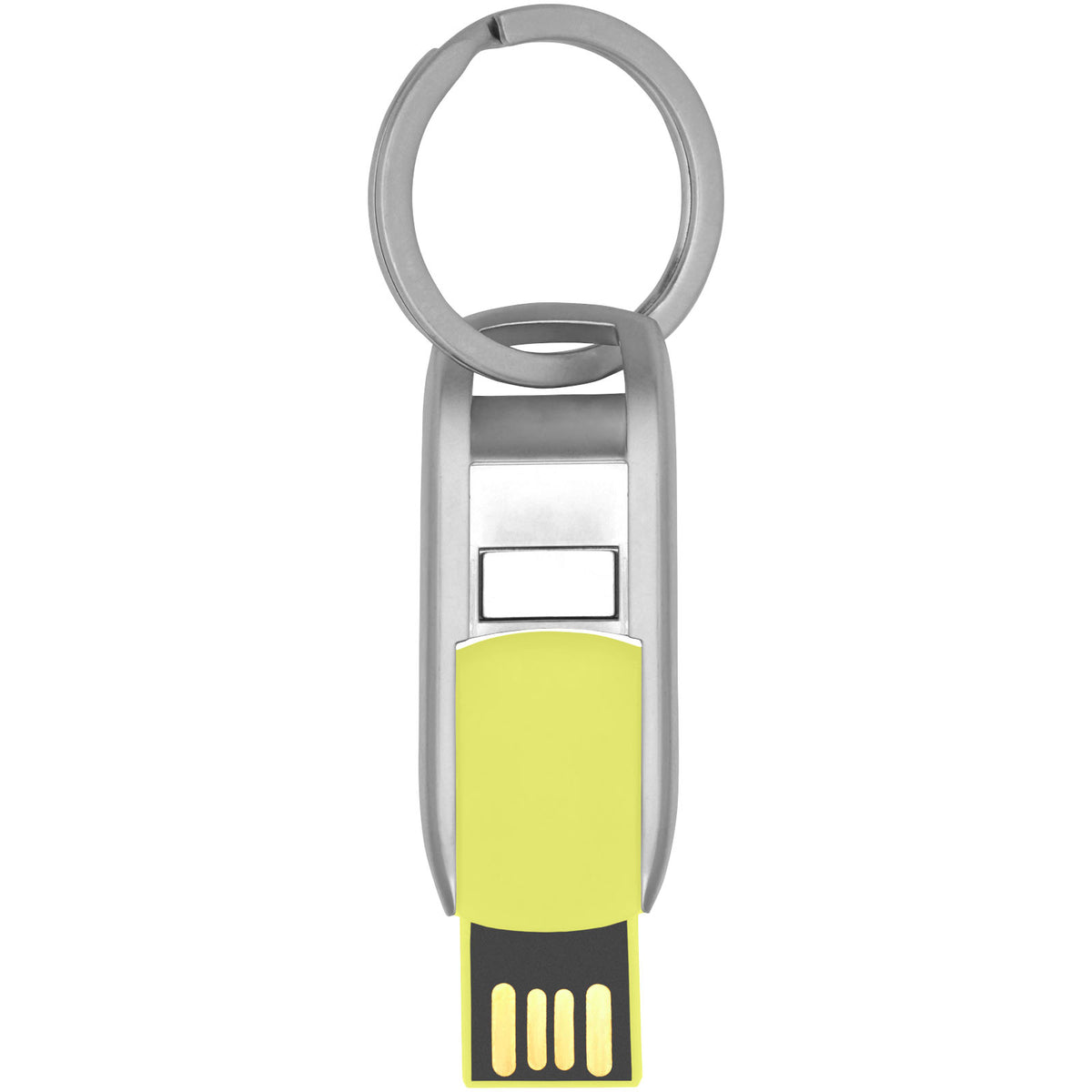 Flip USB Stick – Limone / Silber