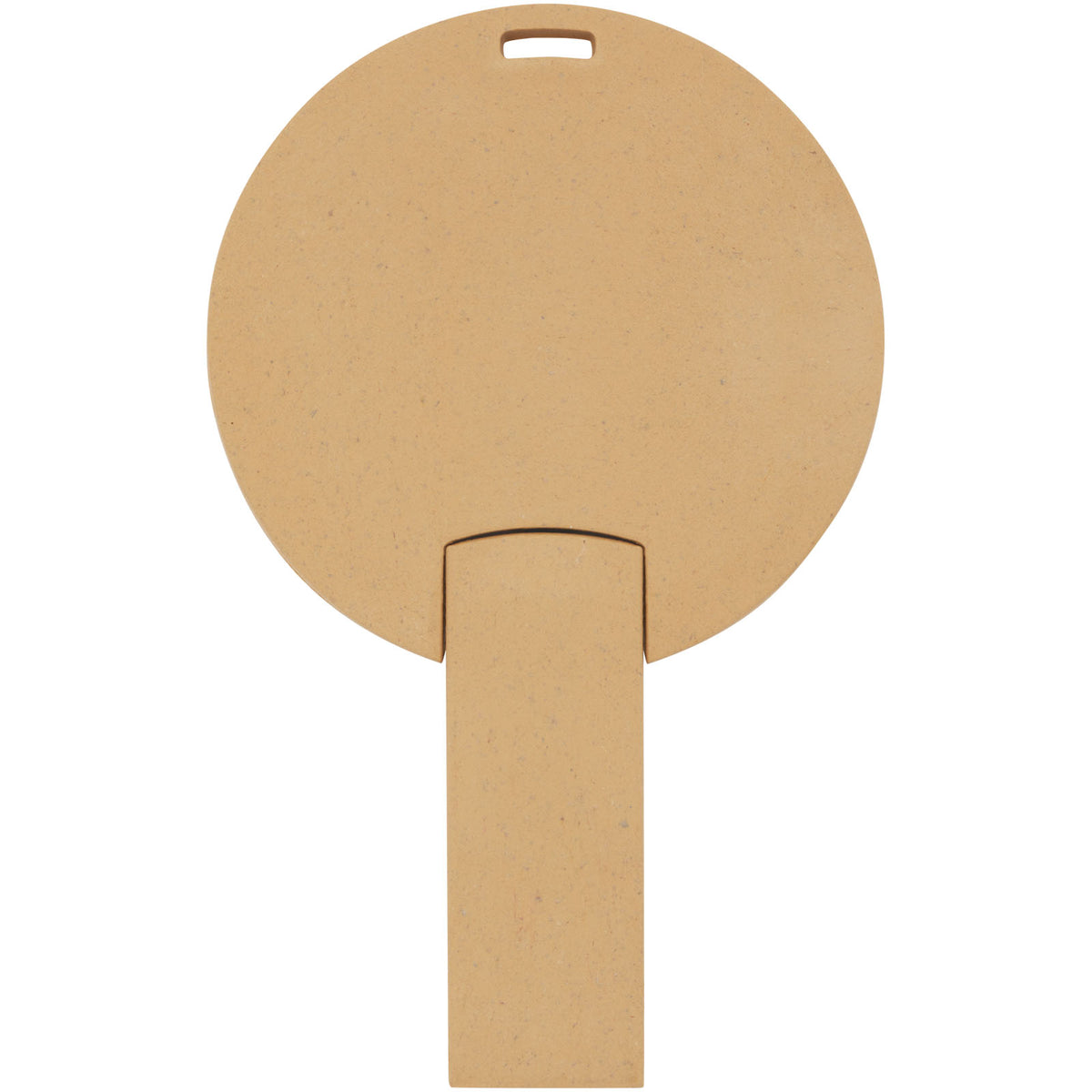 Runder ausklappbarer USB Stick – Kraftpapier