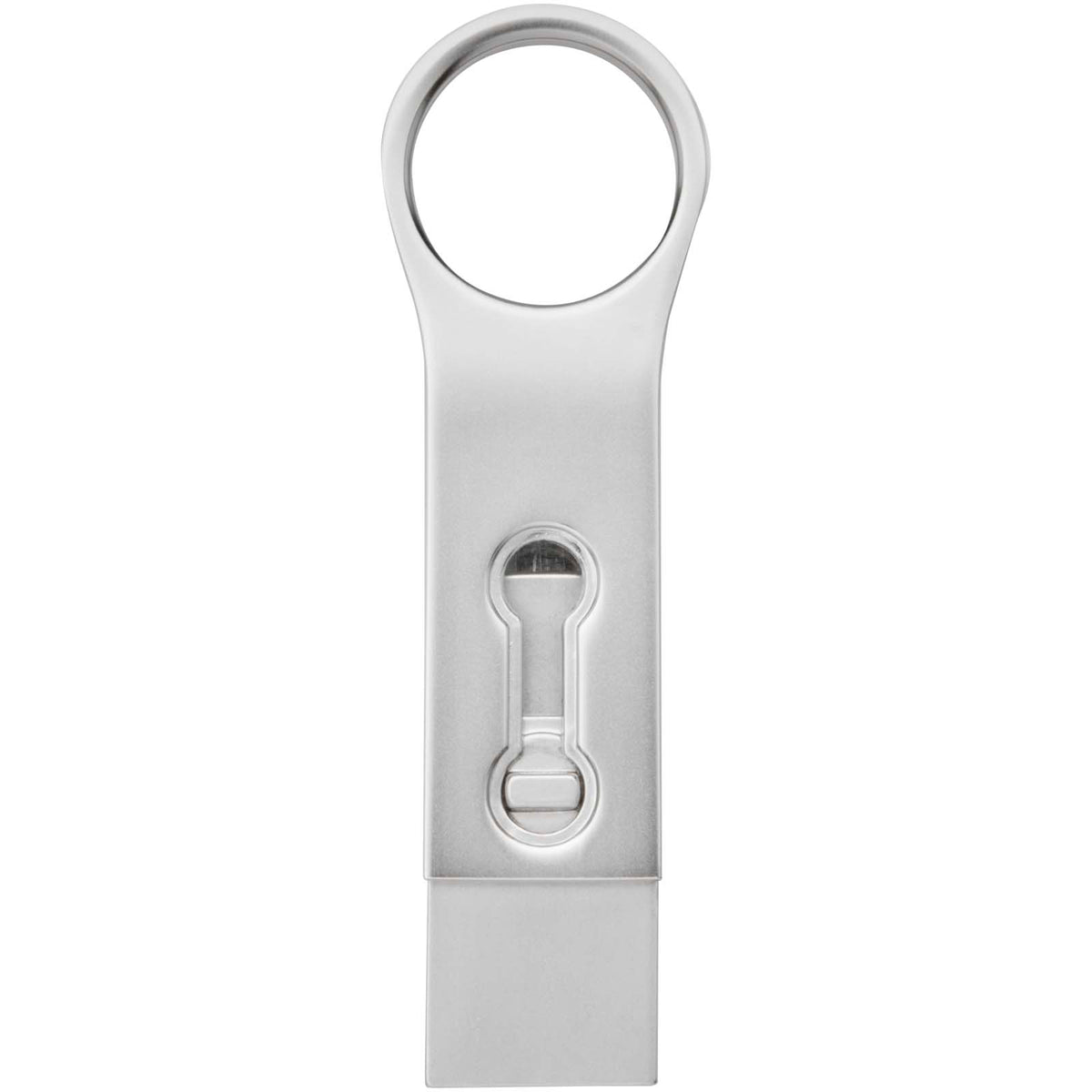 Typ C USB Stick 3.0 rund, groß – Silber