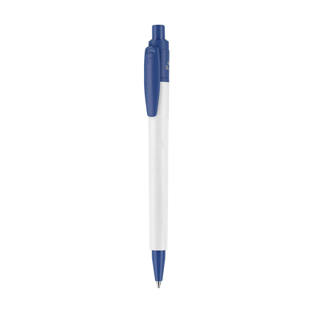 Weiß/blau
