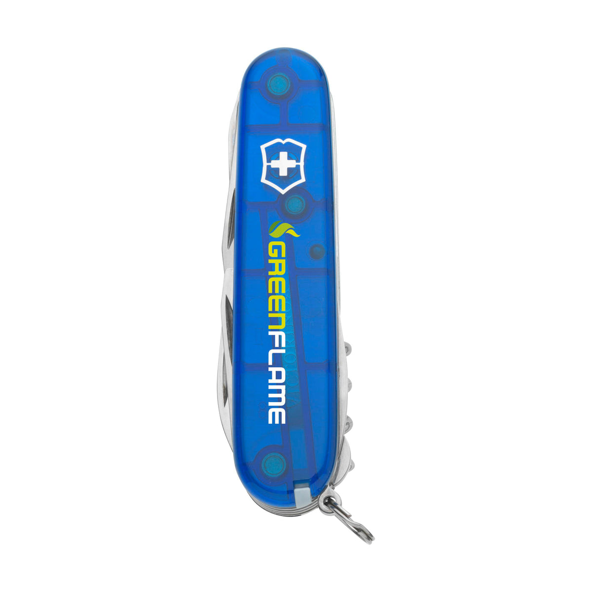 Transparent blau