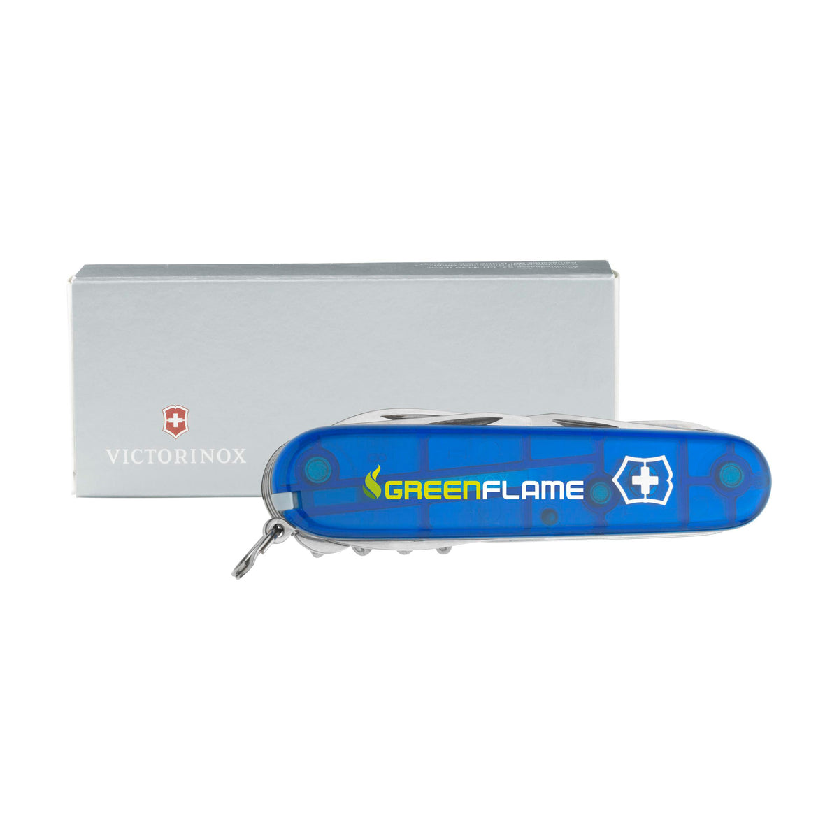 Transparent blau