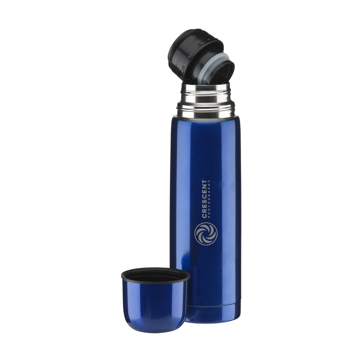 Metallblau