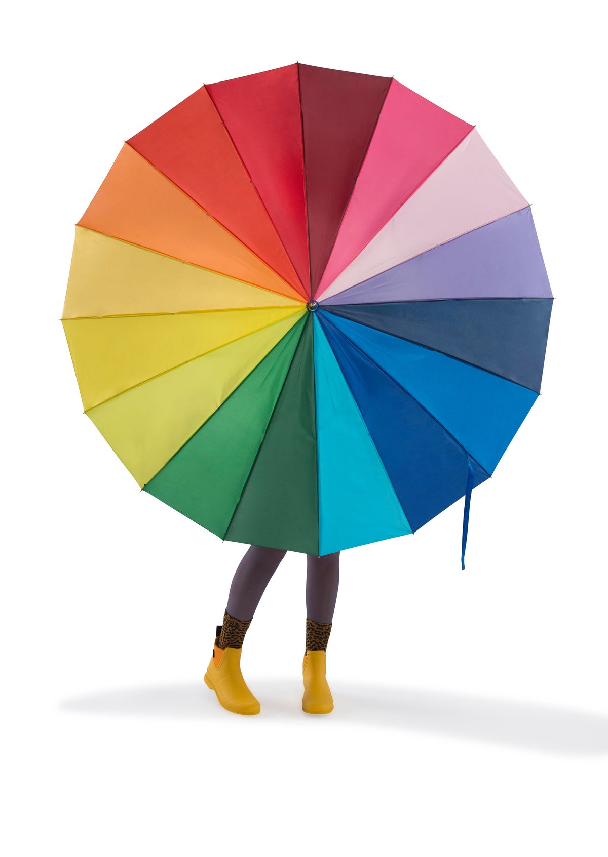 Regenbogenregenschirm Haya, 190T