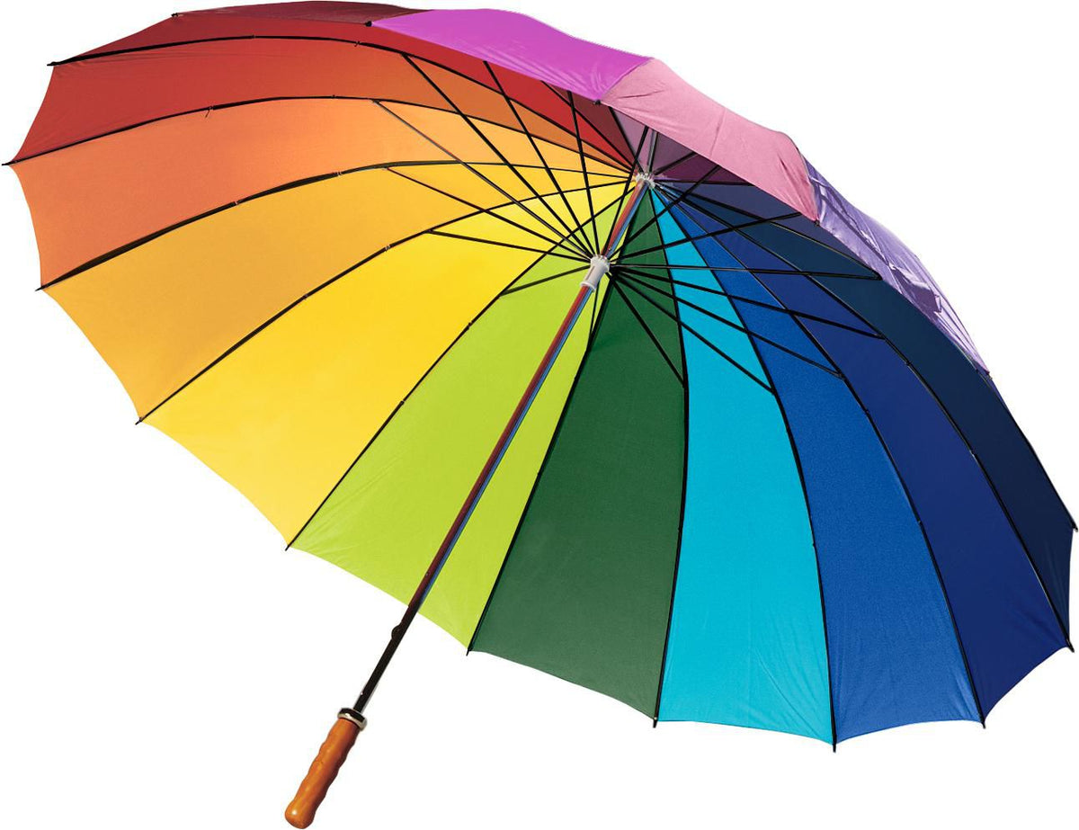 Regenbogenregenschirm Haya, 190T