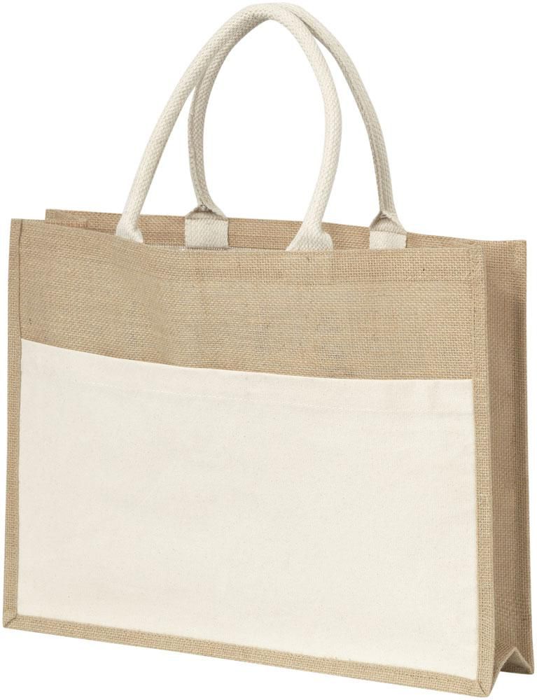 Jutetasche Livvie, Laminiert, 325 g/m²