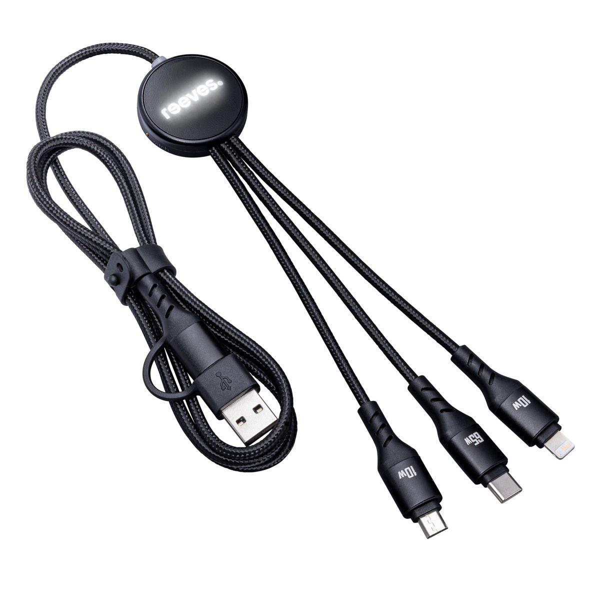 6-in-1 Ladekabel mit Beleuchtung REEVES-PUHALANI LONG