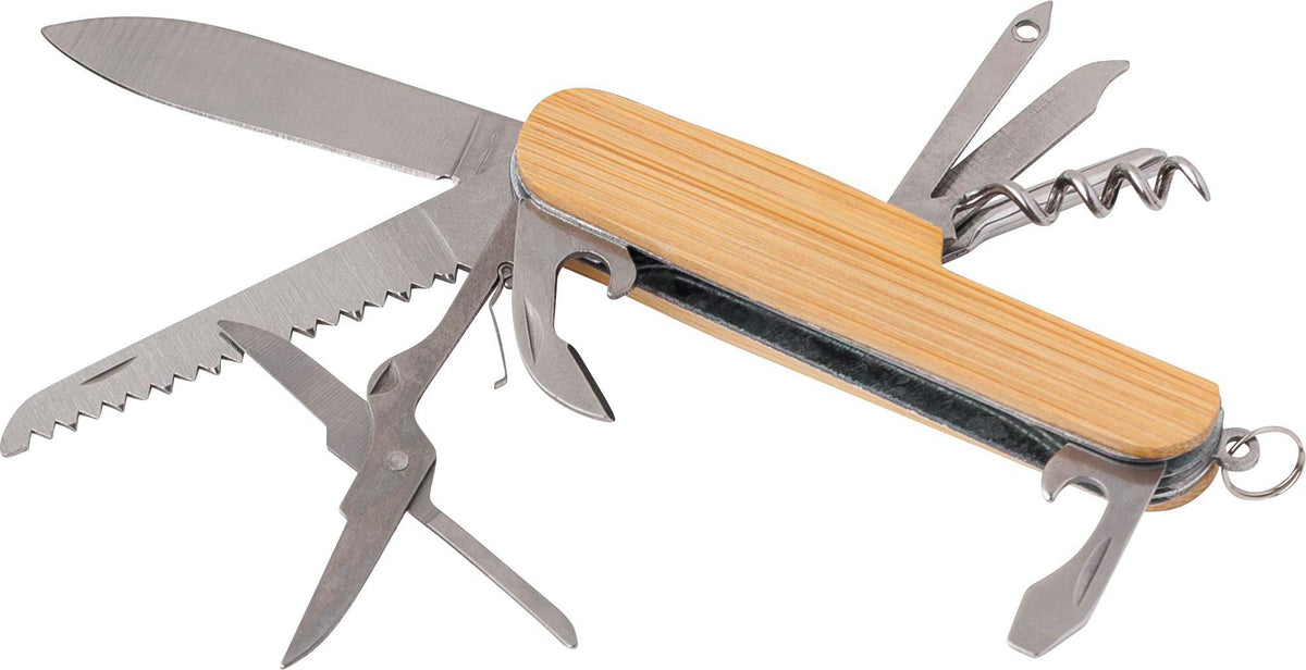 Taschenmesser Phoebe, Bambus, 9 Stück