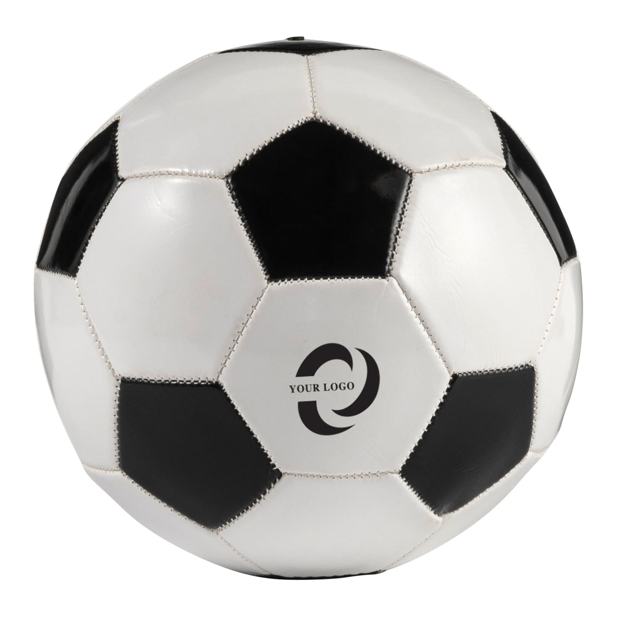 Fußball Ariz, Kunststoff, Größe 5, Klassisch schwarz weiß