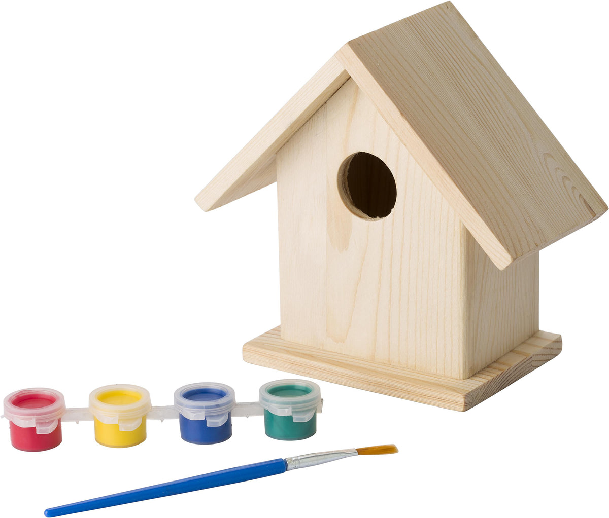 Vogelhaus Wesley, Holz, Malset