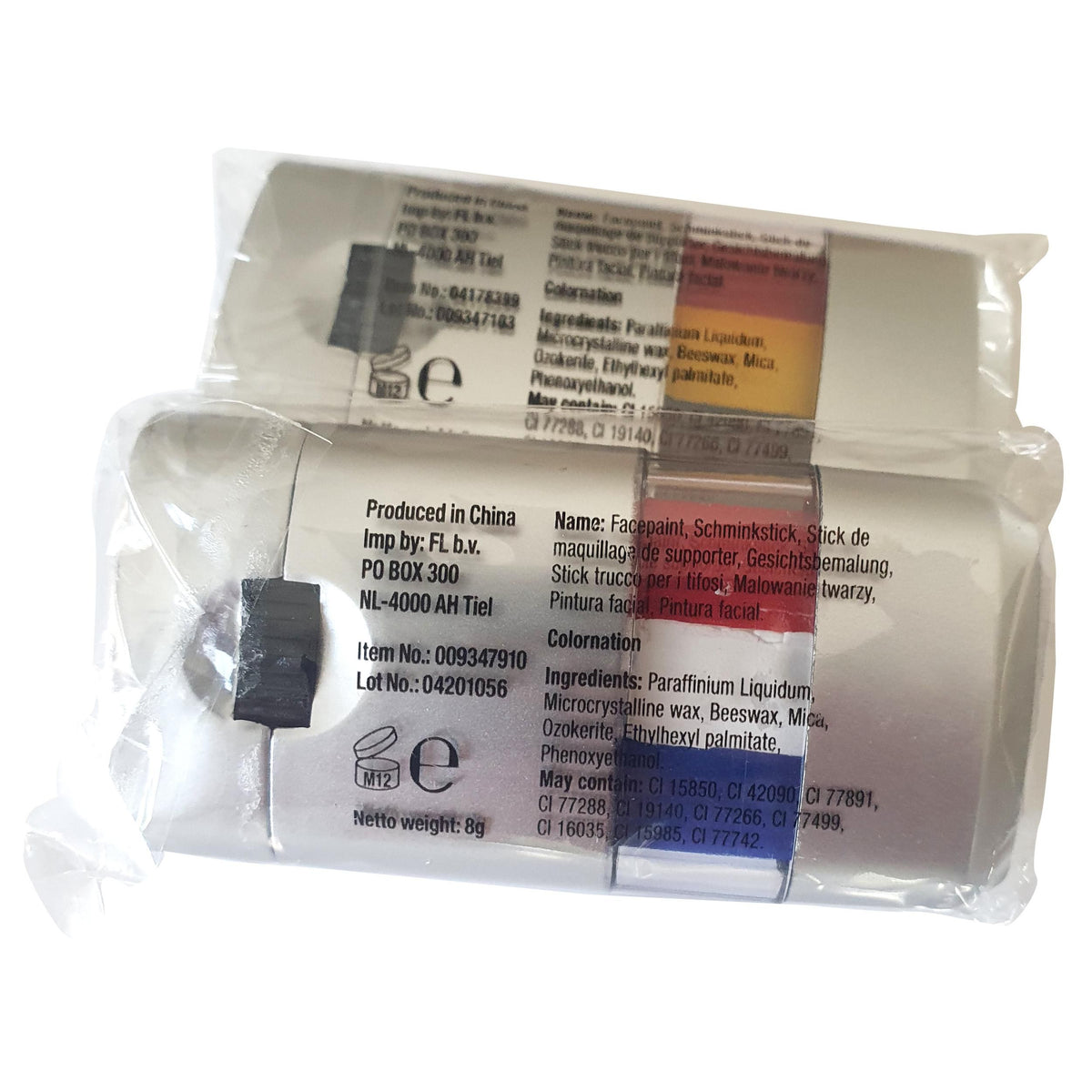 Schminkset Colornation, Länderflaggen