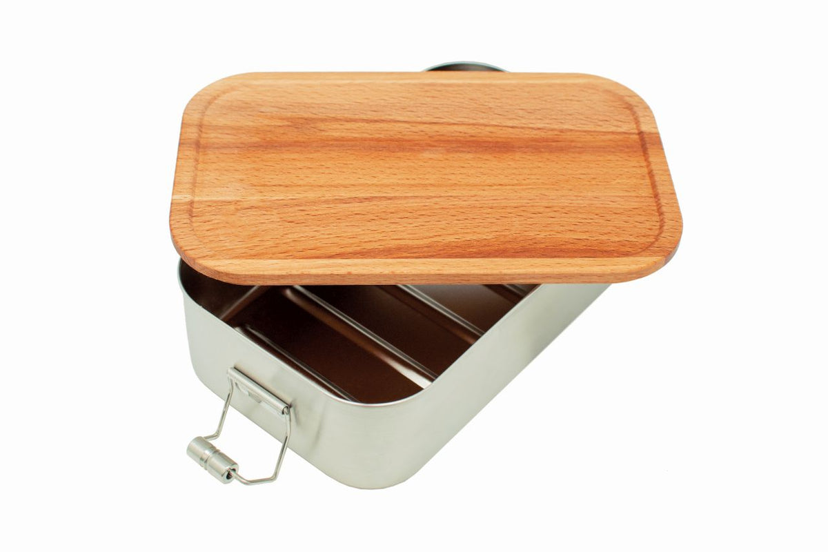 Buchenholz Edelstahl Lunchbox