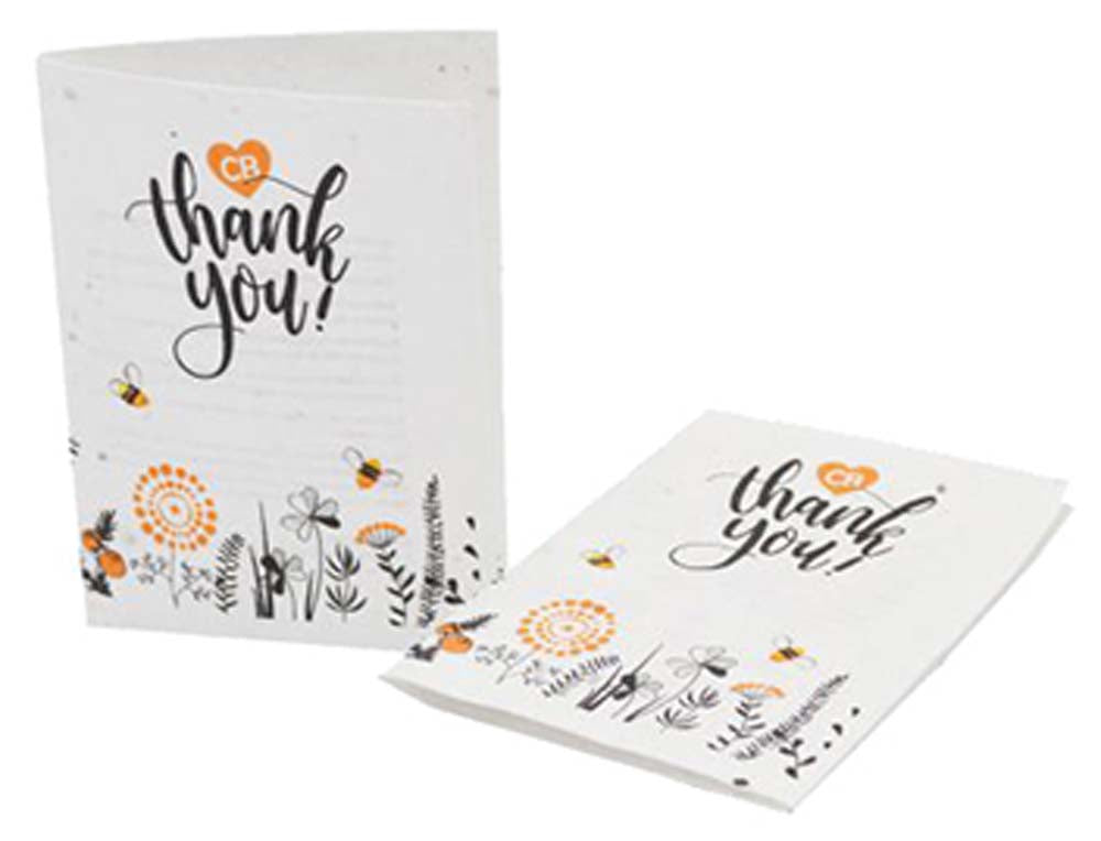 Klappkarte Samenpapier