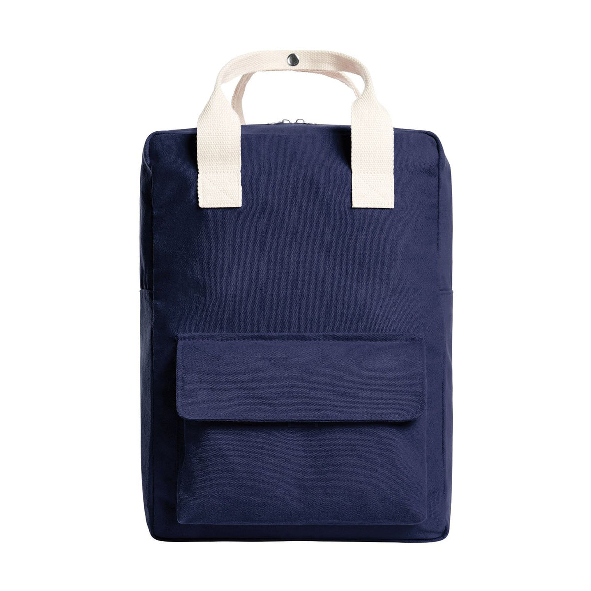 Blauer Rucksack mit Griff