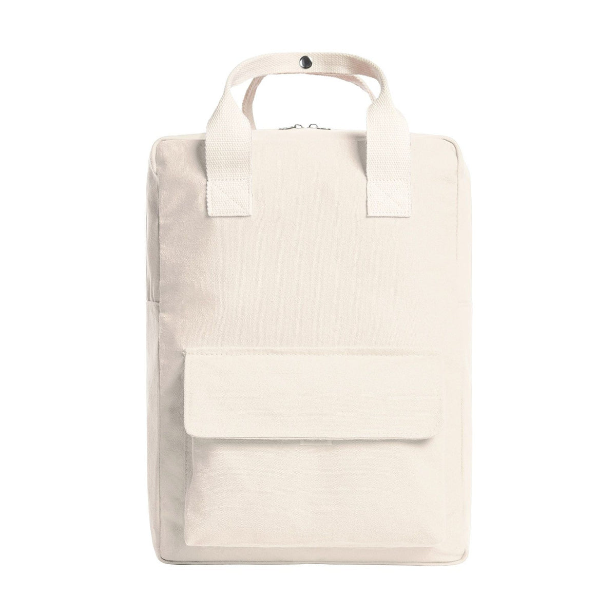 Weißer Rucksack mit Griff