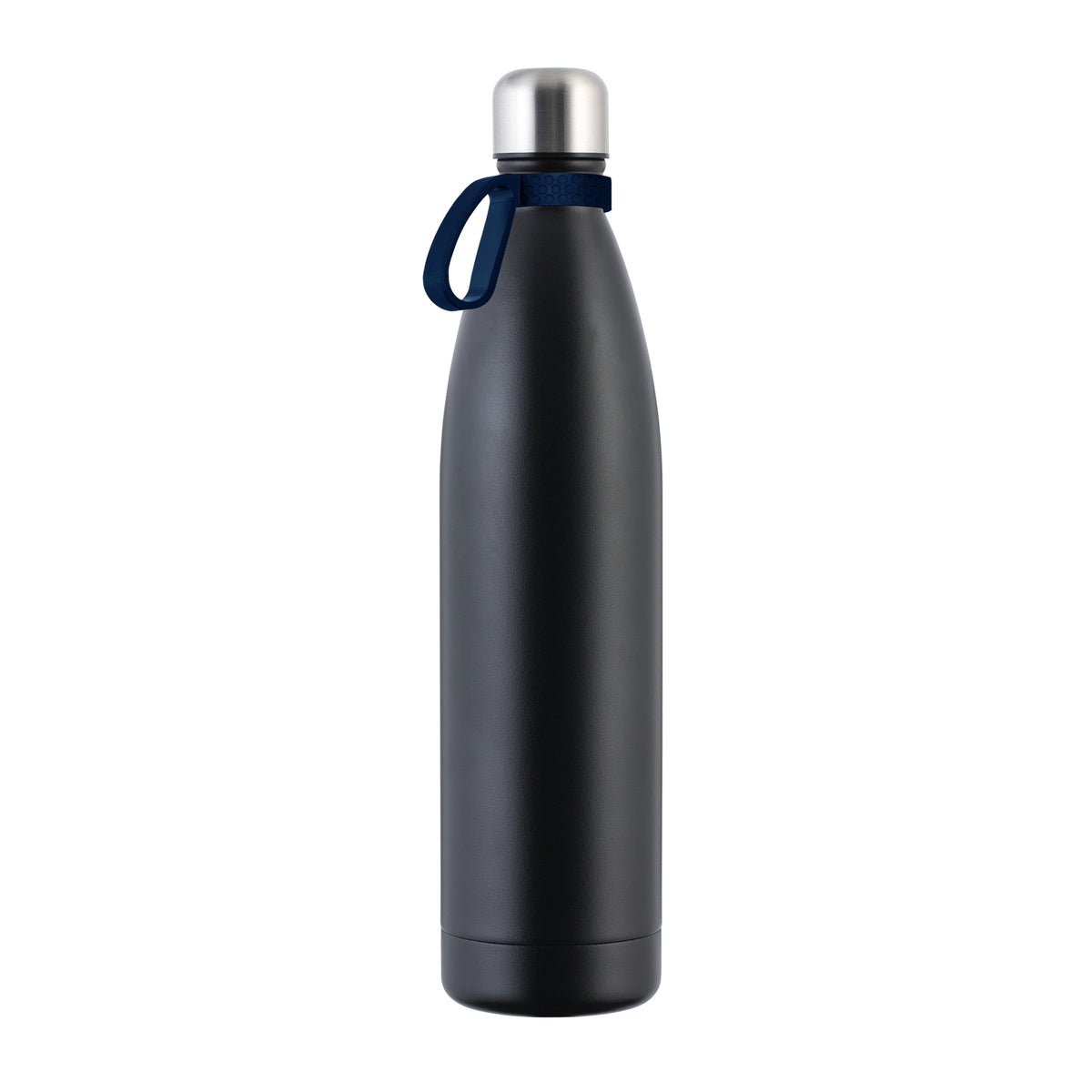 Flasche: schwarz, Ring: dunkelblau