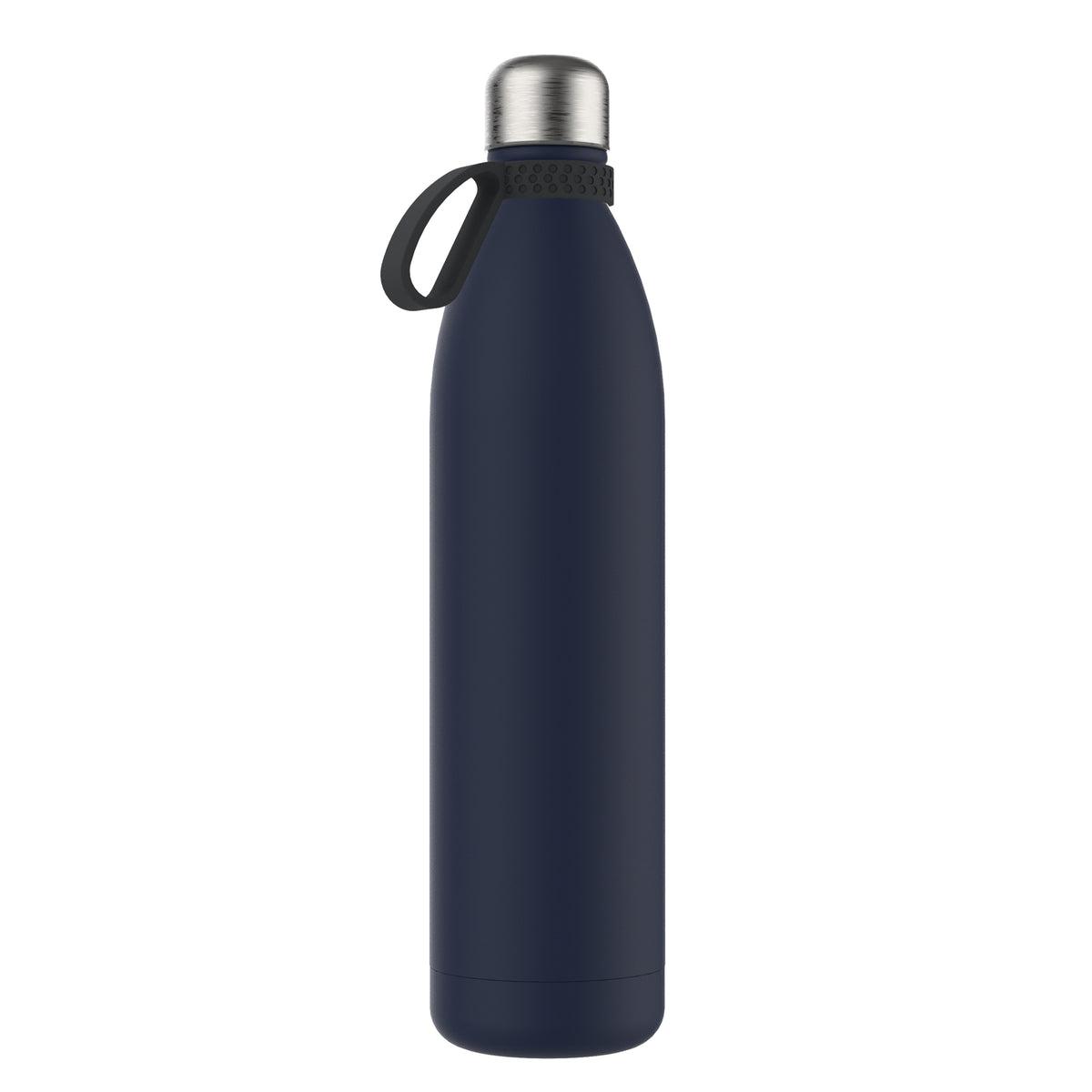 Flasche: blau, Ring: dunkelgrau