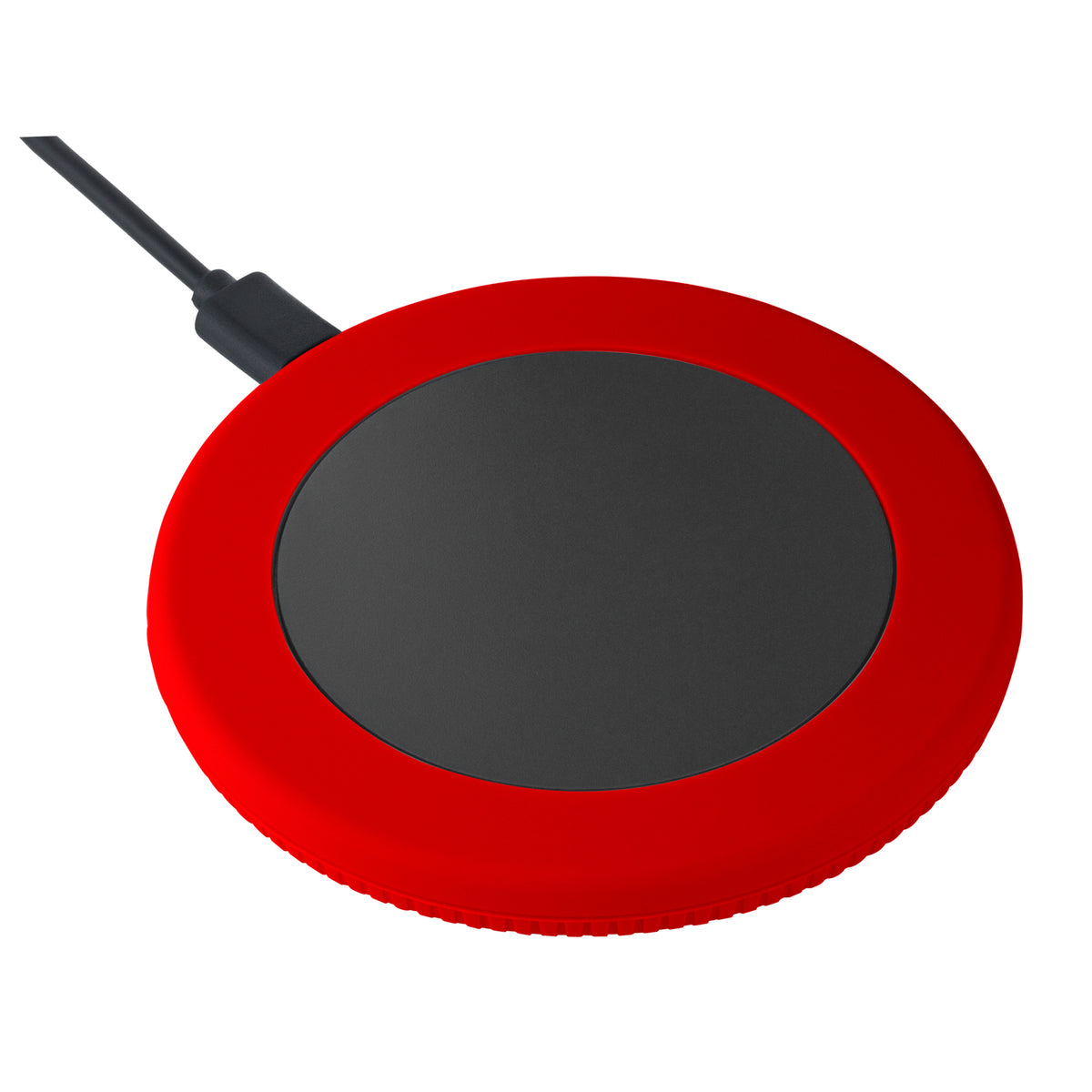 Ladegerät: schwarz, Ring: rot