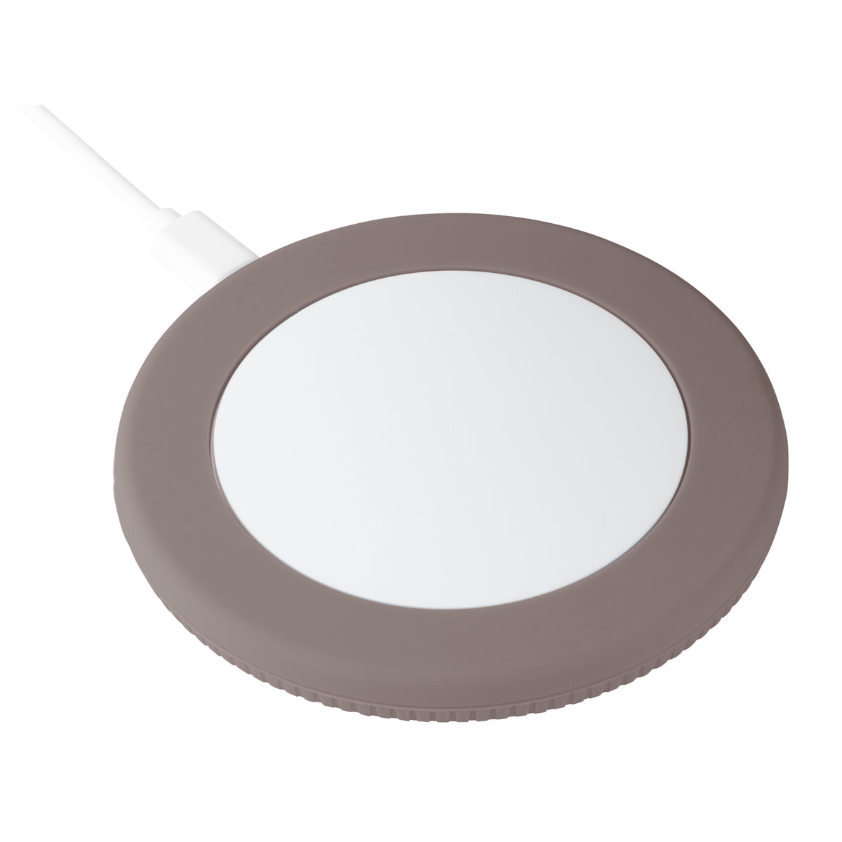Ladegerät: weiß, Ring: braun
