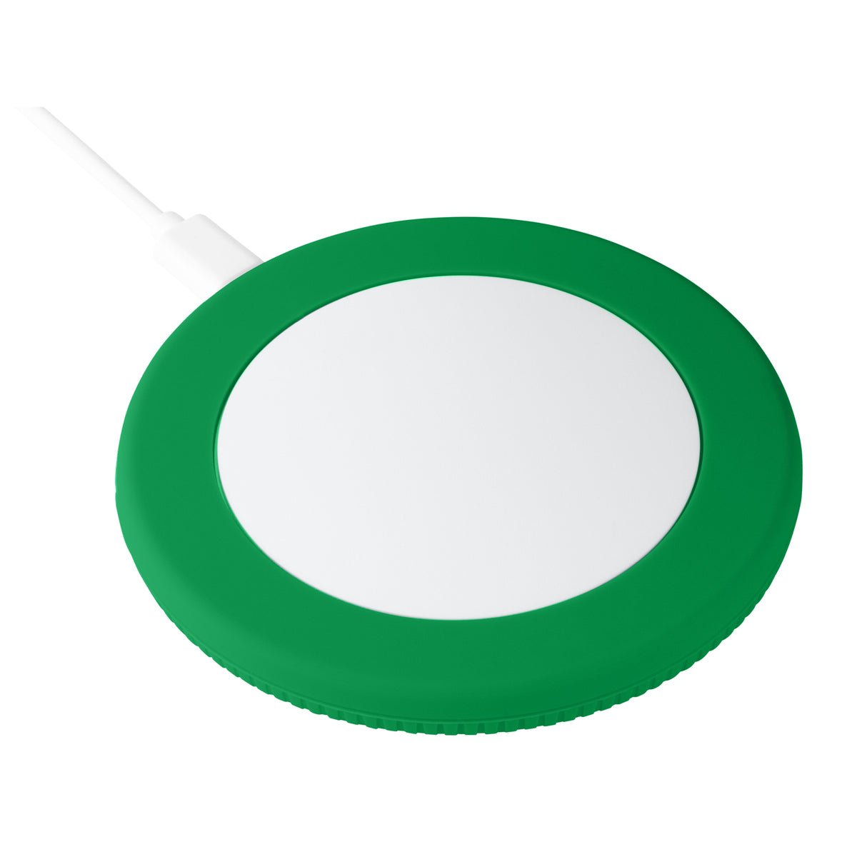 Ladegerät: weiß, Ring: grün