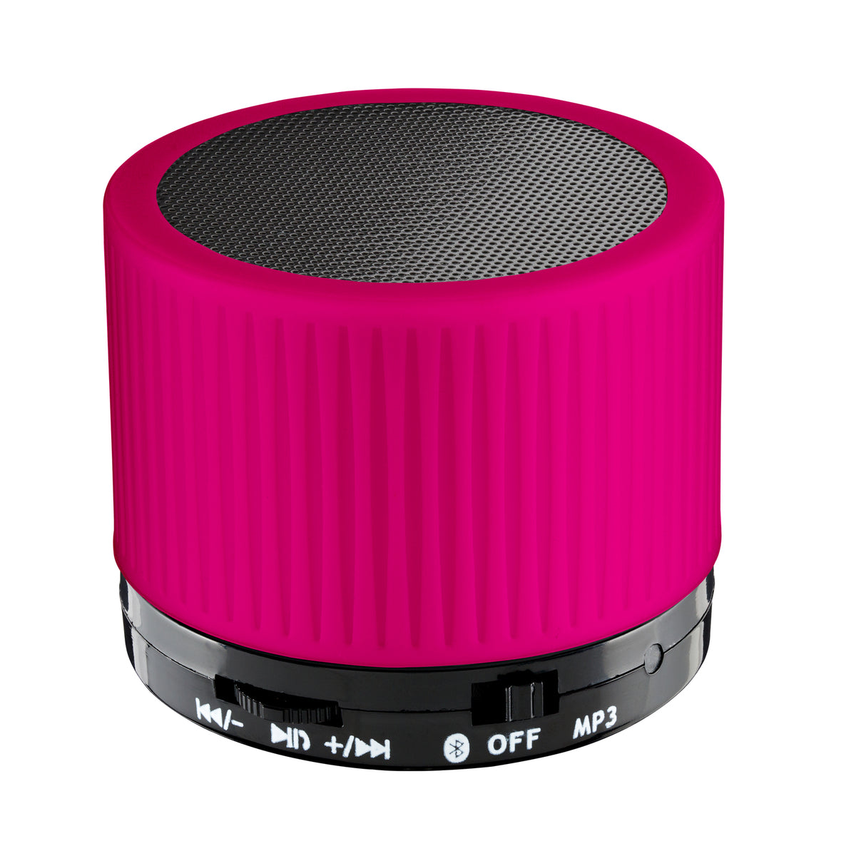 Lautsprecher: schwarz, Gitter: schwarz, Hülle: magenta