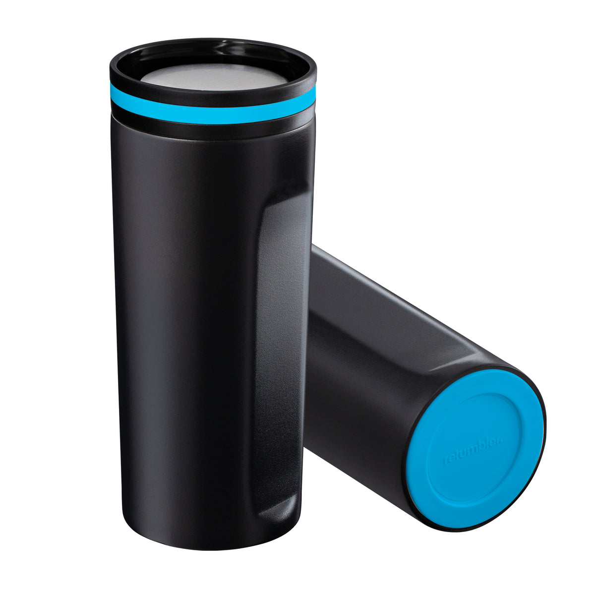 Becher: schwarz, Ring: cyan, Boden: cyan