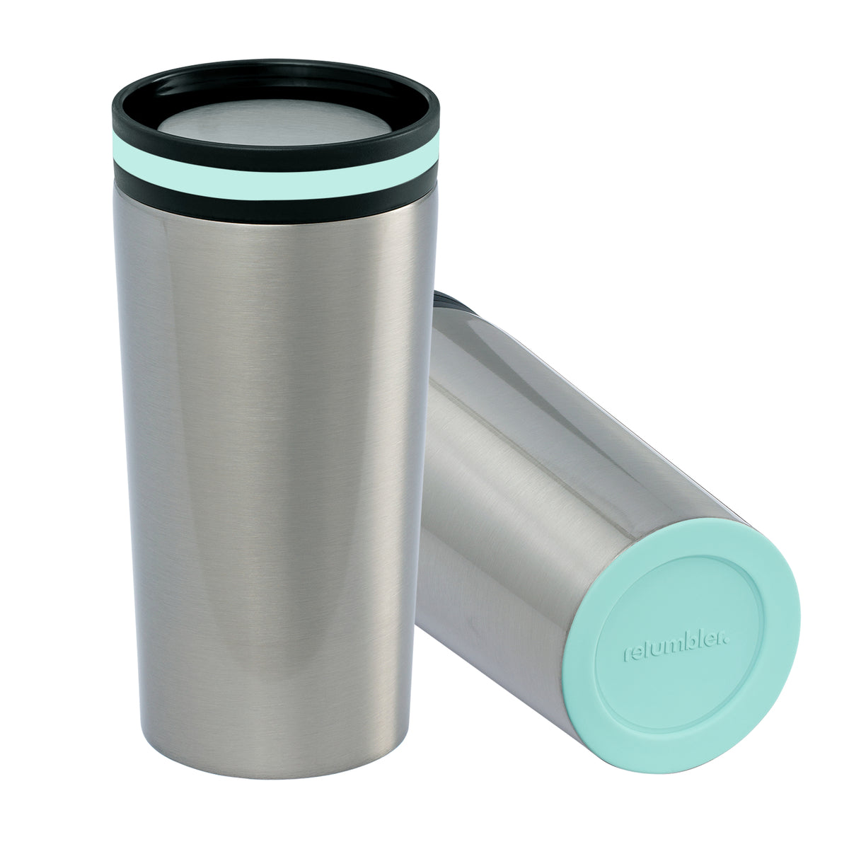 Becher: silber, Ring: mint, Boden: mint