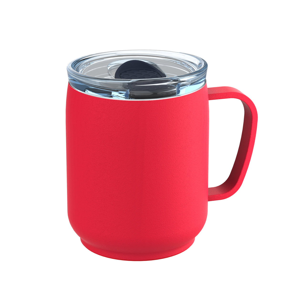 Becher: rot, Deckel: PNBE