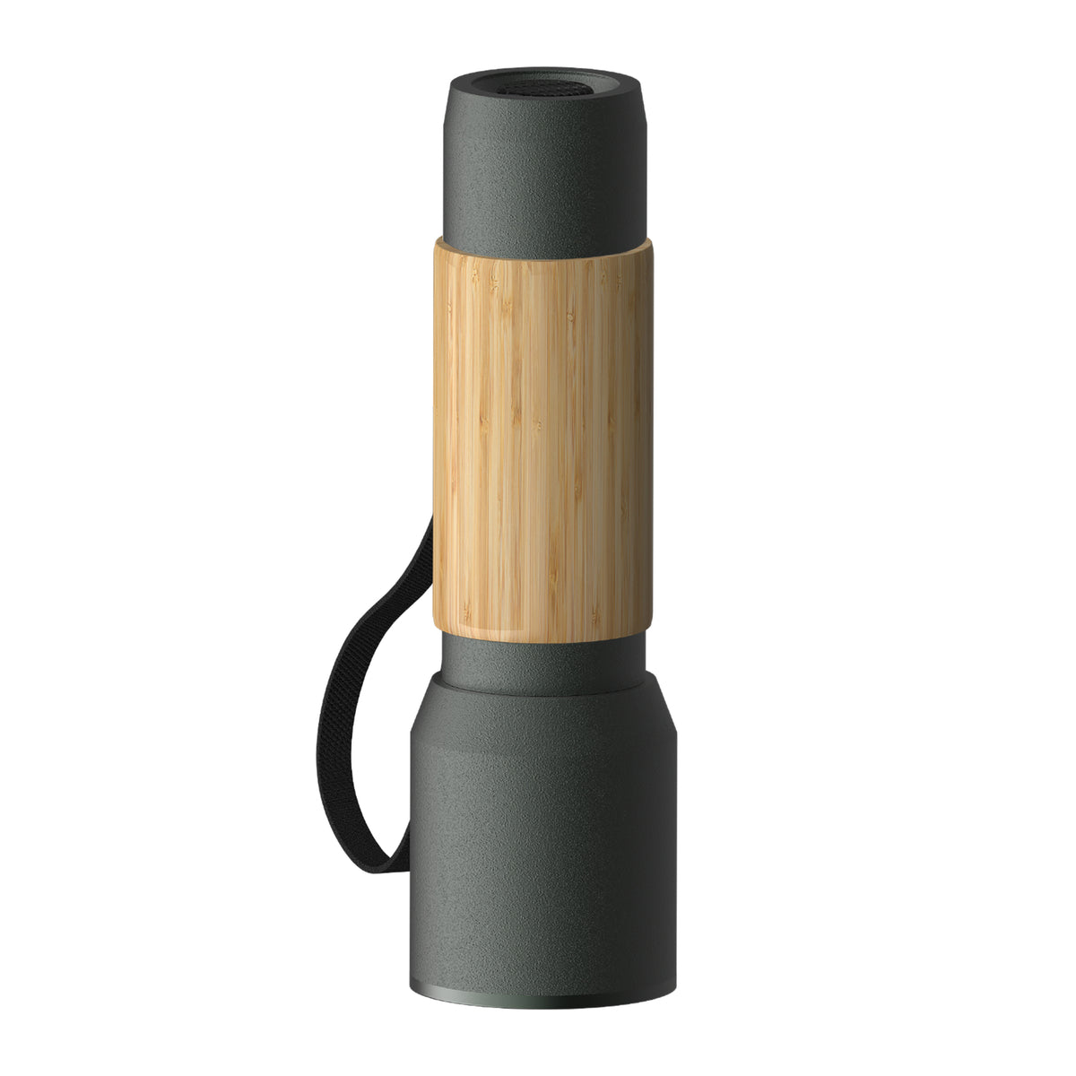 Taschenlampe: grau, Hülle: bambus