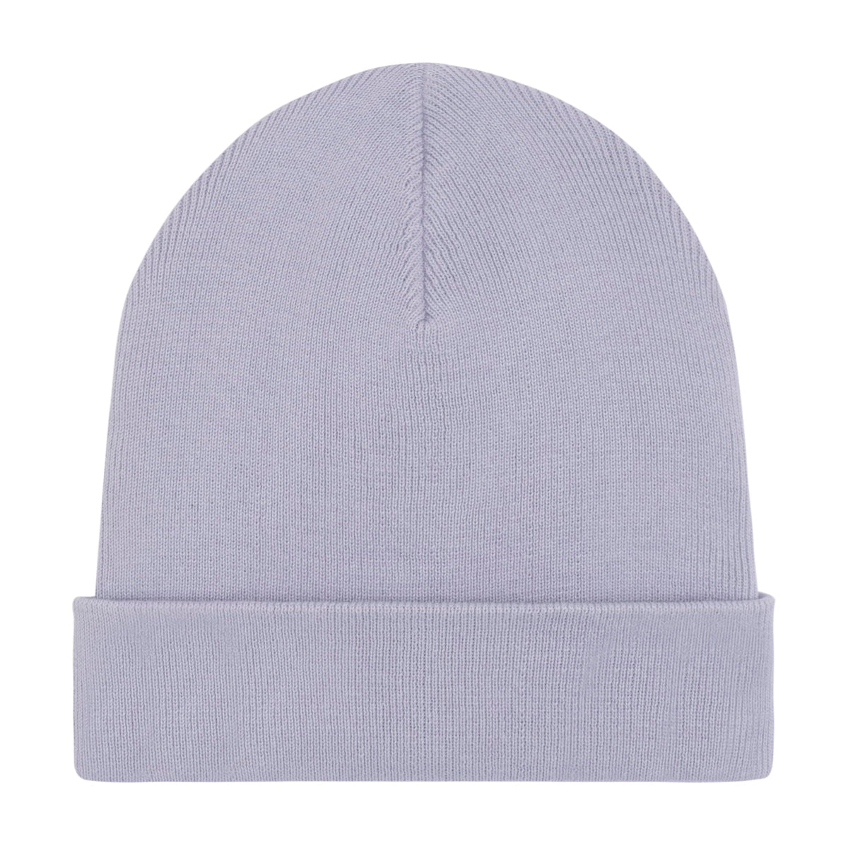 Strick Beanie Mütze in der Farbe Lavendel