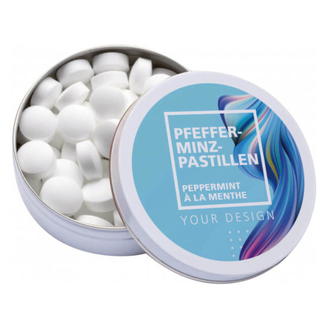Taschendose Express mit zuckerfreien Pfefferminzpastillen