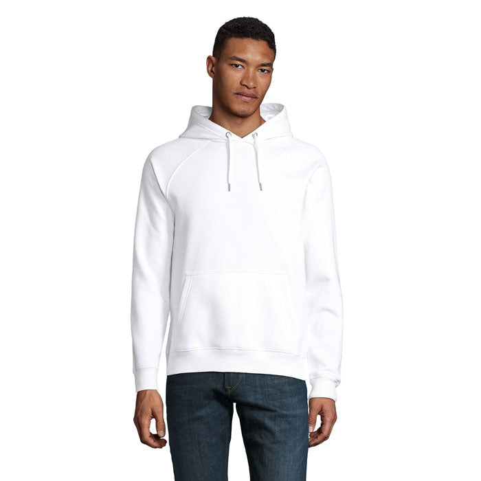 Unisex Bio Hoodie in weiß