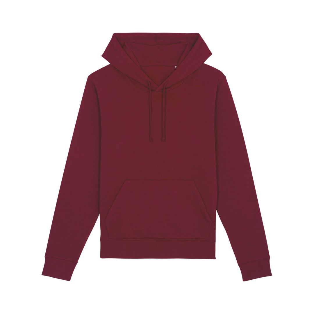 Unisex Hoodie in burgunderrot
