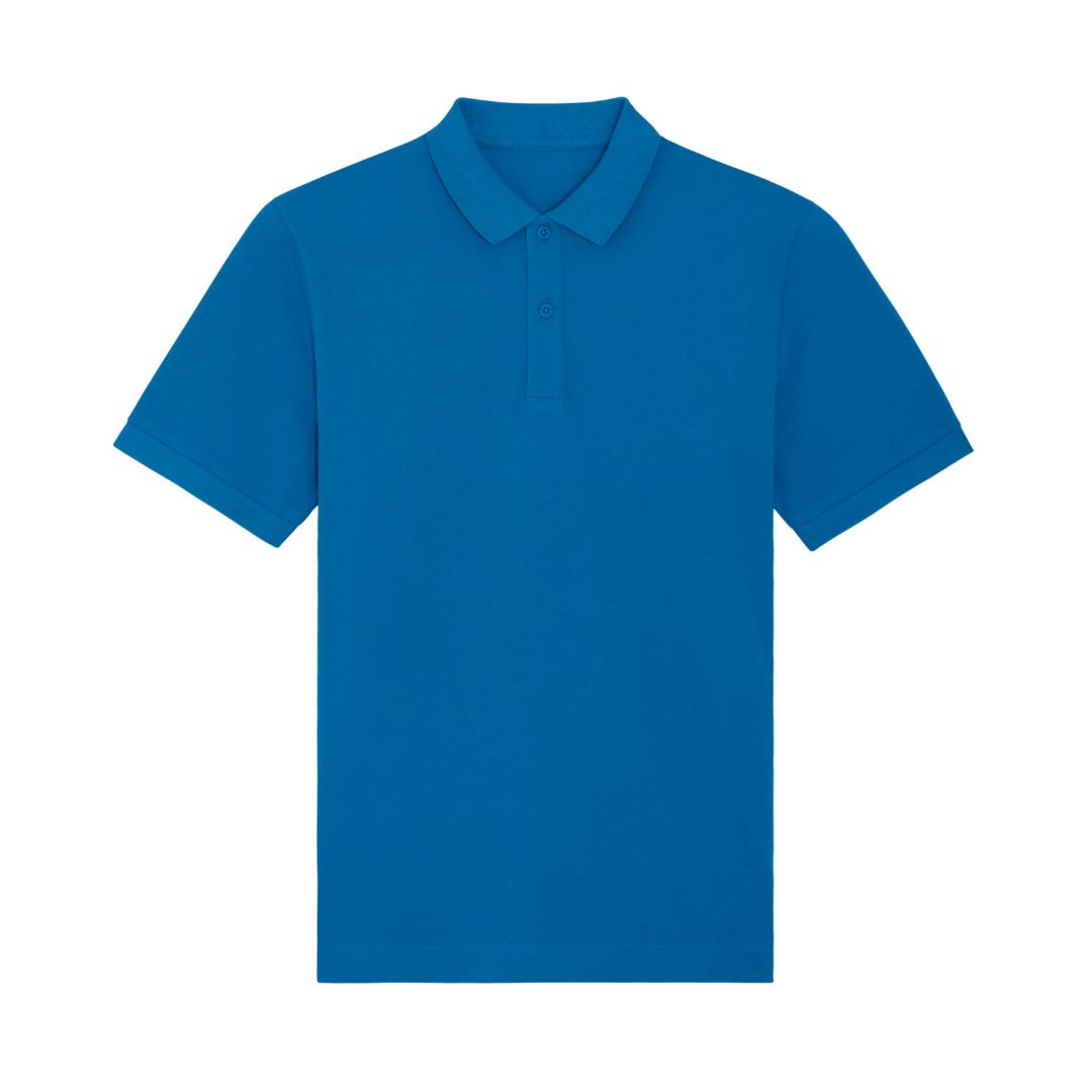 Unisex Poloshirt in Königsblau.