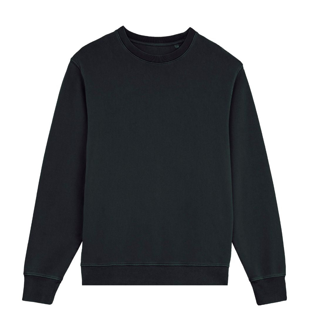 Unisex Sweatshirt in Schwarz.