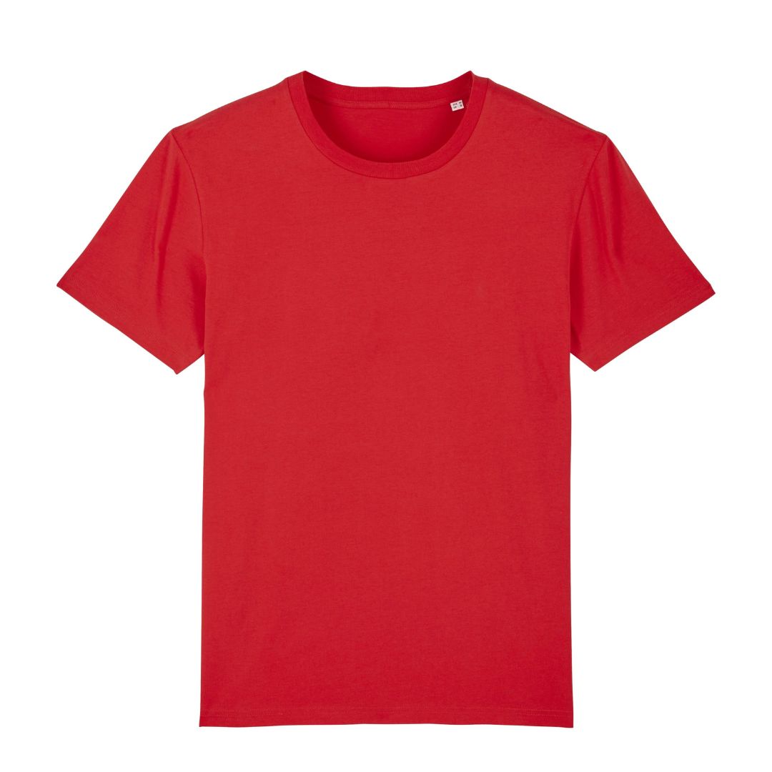 Unisex T-Shirt in Rot.