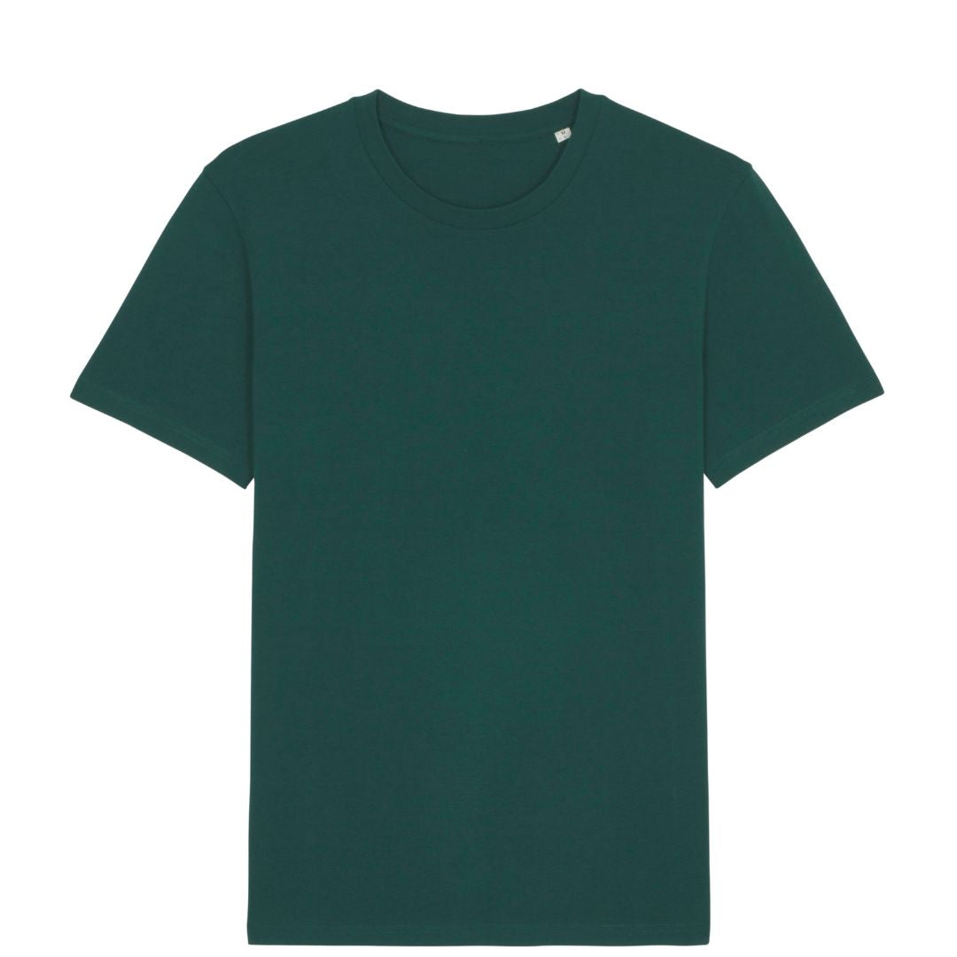 Unisex T-shirt in Tannengrün.